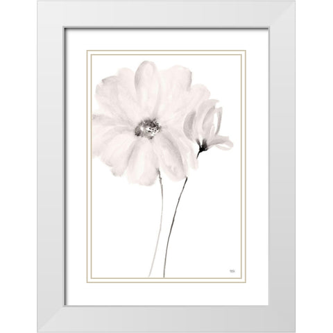 Rise With The Sun I White Modern Wood Framed Art Print with Double Matting by Loreth, Lanie