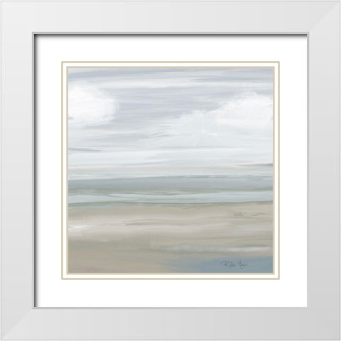 Another Day White Modern Wood Framed Art Print with Double Matting by Maria, Robin