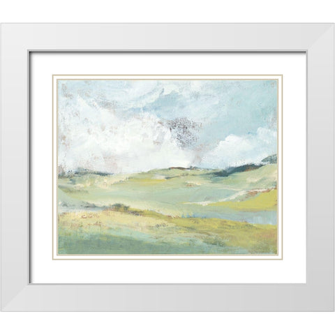 Country Afternoon White Modern Wood Framed Art Print with Double Matting by Loreth, Lanie