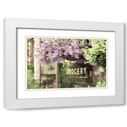 Country Grocery Store White Modern Wood Framed Art Print with Double Matting by Bill Carson Photography