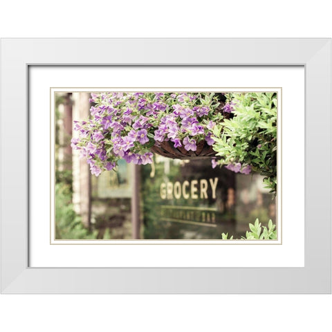 Country Grocery Store White Modern Wood Framed Art Print with Double Matting by Bill Carson Photography