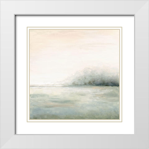 Light Fog White Modern Wood Framed Art Print with Double Matting by Pinto, Patricia