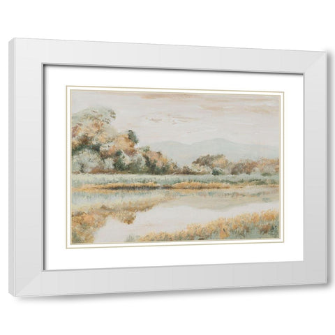 Rio Lindo White Modern Wood Framed Art Print with Double Matting by Pinto, Patricia