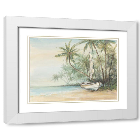 The Cove White Modern Wood Framed Art Print with Double Matting by Pinto, Patricia