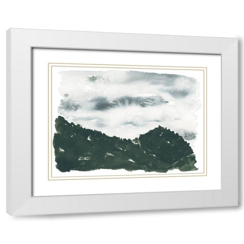 After The Storm White Modern Wood Framed Art Print with Double Matting by Price, Lucille