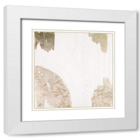 Gold Corners White Modern Wood Framed Art Print with Double Matting by Bryant, Susan