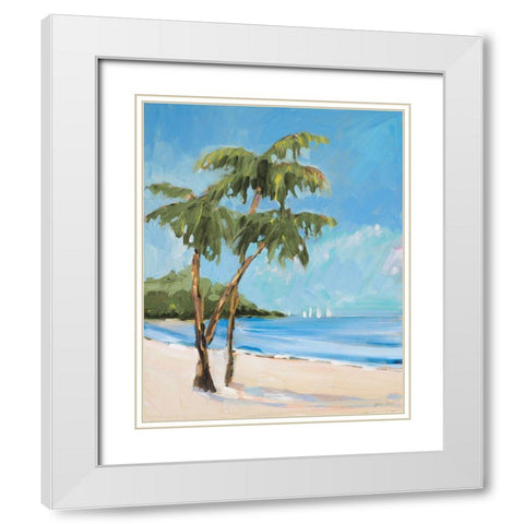 Crystal Clear White Modern Wood Framed Art Print with Double Matting by Slivka, Jane