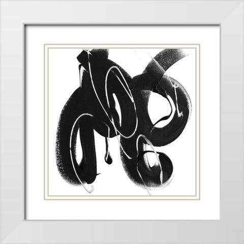 Liven Up White Modern Wood Framed Art Print with Double Matting by Loreth, Lanie