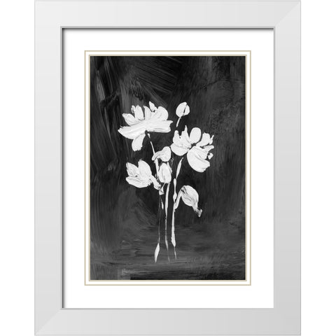 Devotion on Black II White Modern Wood Framed Art Print with Double Matting by Price, Lucille