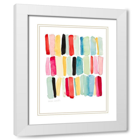 Palm Springs Colors White Modern Wood Framed Art Print with Double Matting by Loreth, Lanie