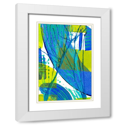 Just Chill III White Modern Wood Framed Art Print with Double Matting by Mosher, Deidre