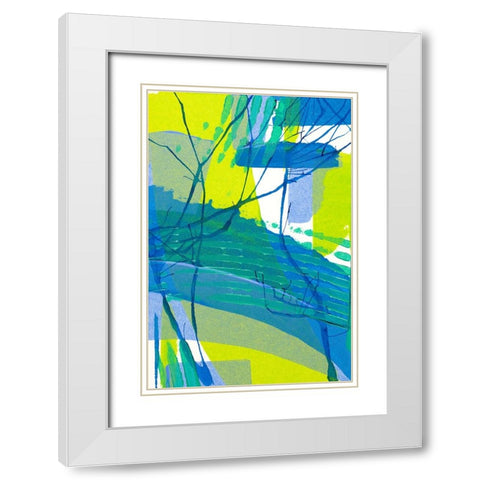 Just Chill ll White Modern Wood Framed Art Print with Double Matting by Mosher, Deidre