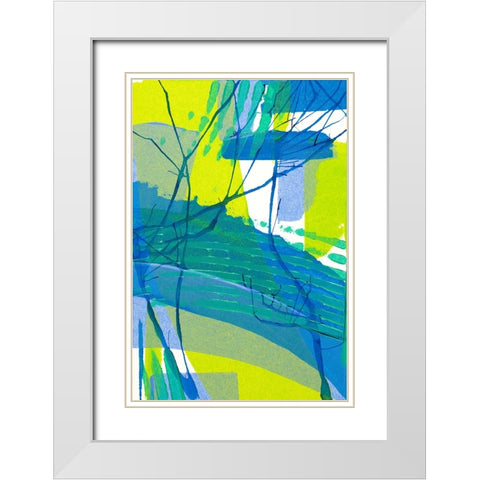 Just Chill ll White Modern Wood Framed Art Print with Double Matting by Mosher, Deidre