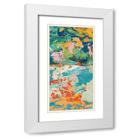 Mellow Sway II White Modern Wood Framed Art Print with Double Matting by Athas, Vas