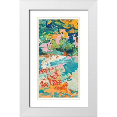 Mellow Sway II White Modern Wood Framed Art Print with Double Matting by Athas, Vas