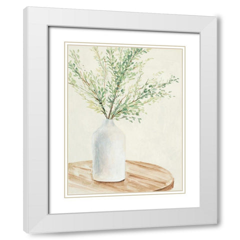 Boho Corner White Modern Wood Framed Art Print with Double Matting by Loreth, Lanie