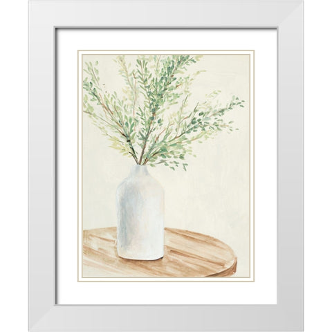 Boho Corner White Modern Wood Framed Art Print with Double Matting by Loreth, Lanie