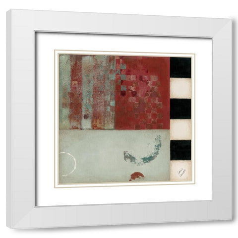 Town and Country II White Modern Wood Framed Art Print with Double Matting by Loreth, Lanie