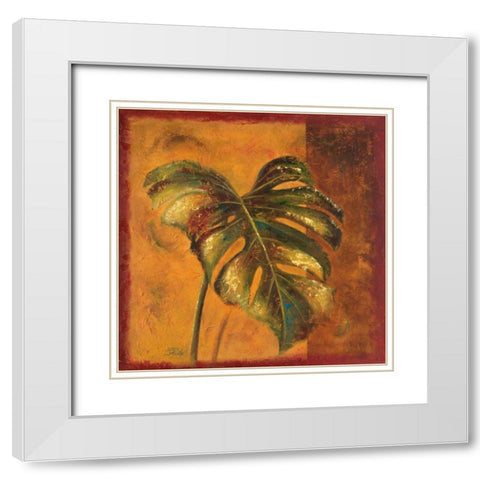 Balazo Movimiento II White Modern Wood Framed Art Print with Double Matting by Pinto, Patricia