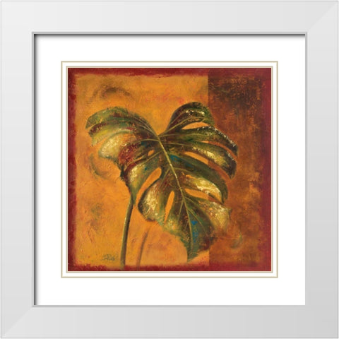 Balazo Movimiento II White Modern Wood Framed Art Print with Double Matting by Pinto, Patricia