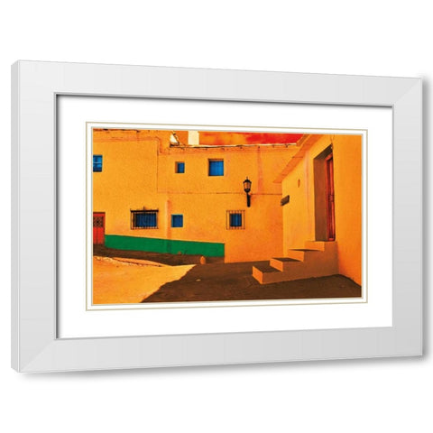 Las Alpujarras Spain White Modern Wood Framed Art Print with Double Matting by Mabat, Ynon