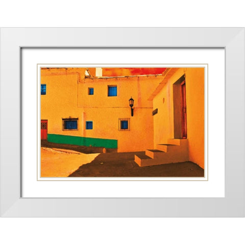 Las Alpujarras Spain White Modern Wood Framed Art Print with Double Matting by Mabat, Ynon