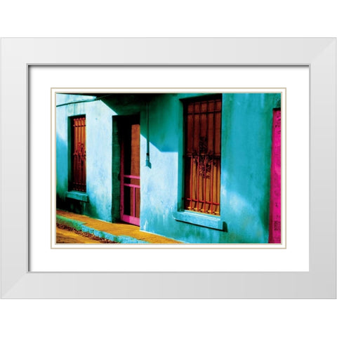 St. Augustine III White Modern Wood Framed Art Print with Double Matting by Mabat, Ynon