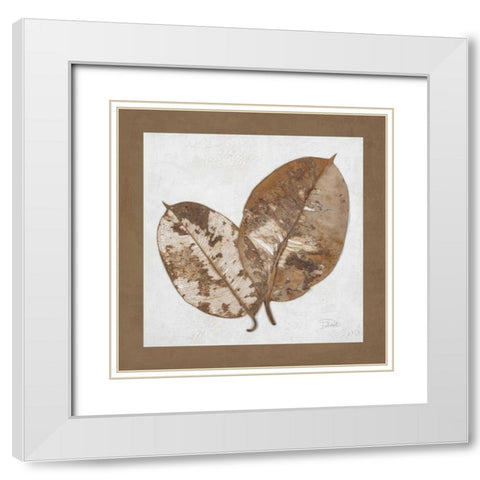 Beauty of Simplicity II White Modern Wood Framed Art Print with Double Matting by Pinto, Patricia