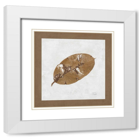 Beauty of Simplicity III White Modern Wood Framed Art Print with Double Matting by Pinto, Patricia