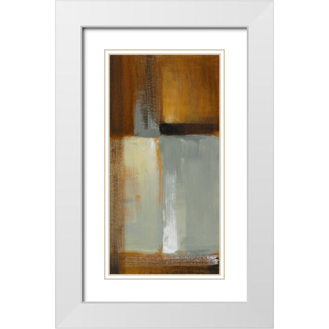 Aerial II White Modern Wood Framed Art Print with Double Matting by Loreth, Lanie