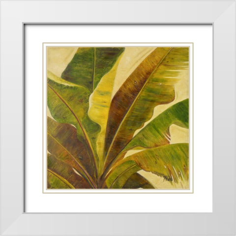 Uraba I White Modern Wood Framed Art Print with Double Matting by Pinto, Patricia