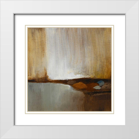Hidden Passage I White Modern Wood Framed Art Print with Double Matting by Loreth, Lanie