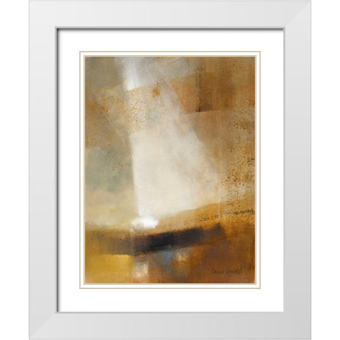 On Misty Waters II White Modern Wood Framed Art Print with Double Matting by Loreth, Lanie