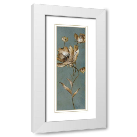 Translucent Poppies White Modern Wood Framed Art Print with Double Matting by Loreth, Lanie