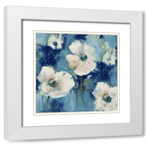 Autumn Begins Softly White Modern Wood Framed Art Print with Double Matting by Loreth, Lanie