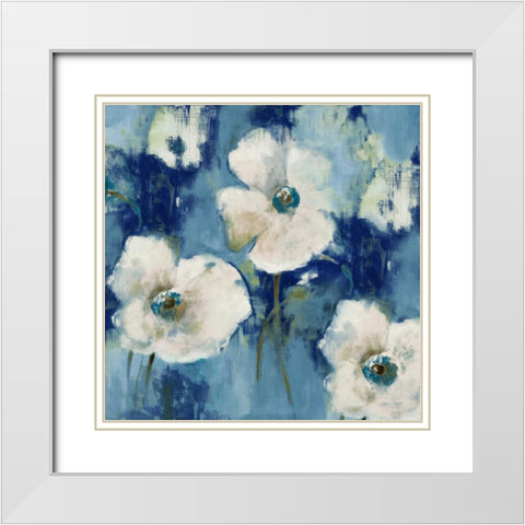 Autumn Begins Softly White Modern Wood Framed Art Print with Double Matting by Loreth, Lanie