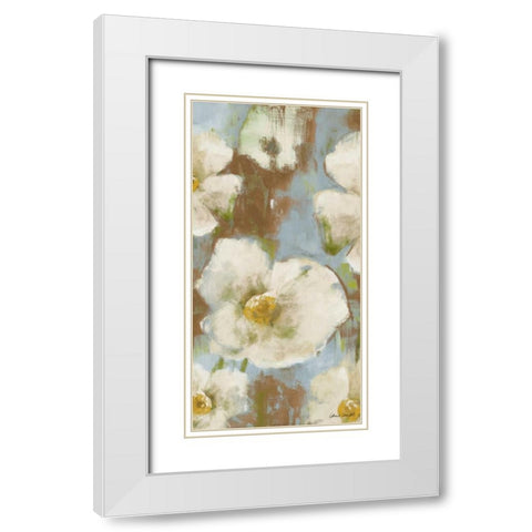 Fall Begins Softly I White Modern Wood Framed Art Print with Double Matting by Loreth, Lanie