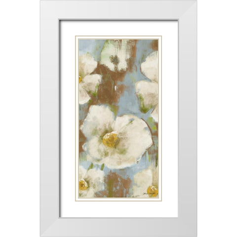 Fall Begins Softly I White Modern Wood Framed Art Print with Double Matting by Loreth, Lanie