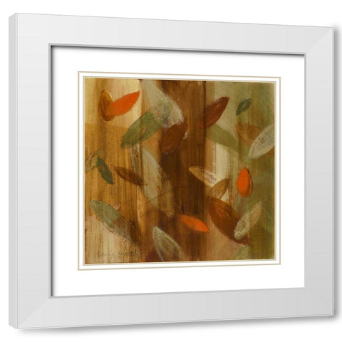 Kaleidoscope II White Modern Wood Framed Art Print with Double Matting by Loreth, Lanie