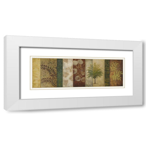 October Changes II White Modern Wood Framed Art Print with Double Matting by Marcon, Michael