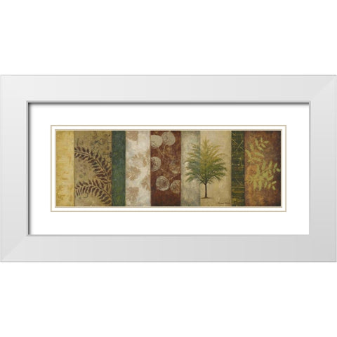 October Changes II White Modern Wood Framed Art Print with Double Matting by Marcon, Michael