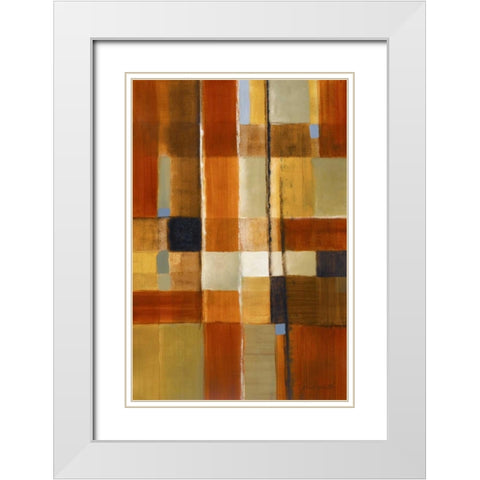 Approaching Autumn II White Modern Wood Framed Art Print with Double Matting by Loreth, Lanie