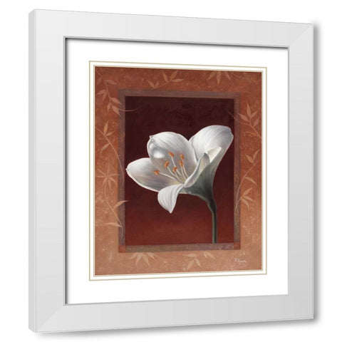 Ice Princess White Modern Wood Framed Art Print with Double Matting by Rhyan, Vivien