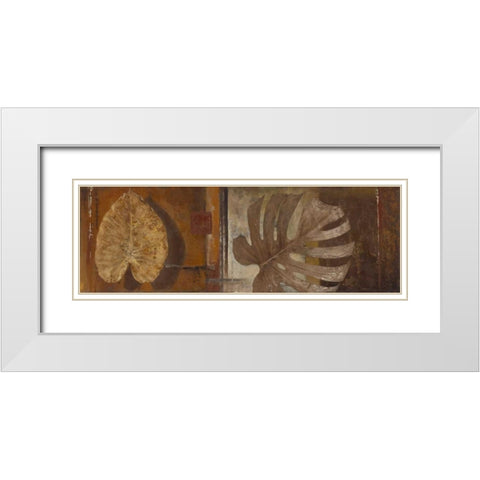 Dry Nature II White Modern Wood Framed Art Print with Double Matting by Pinto, Patricia