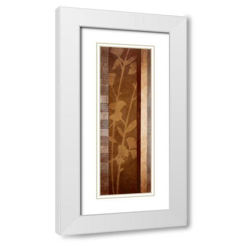 Urban Garden I in Honey White Modern Wood Framed Art Print with Double Matting by Loreth, Lanie