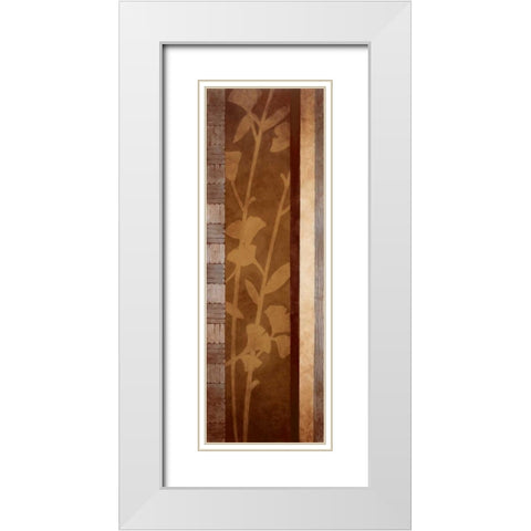 Urban Garden I in Honey White Modern Wood Framed Art Print with Double Matting by Loreth, Lanie