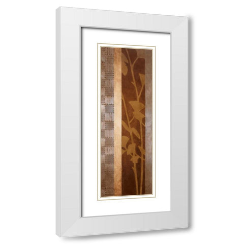 Urban Garden II in Honey White Modern Wood Framed Art Print with Double Matting by Loreth, Lanie