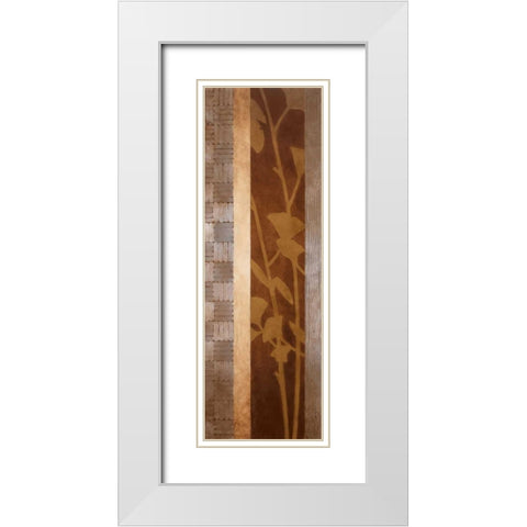 Urban Garden II in Honey White Modern Wood Framed Art Print with Double Matting by Loreth, Lanie