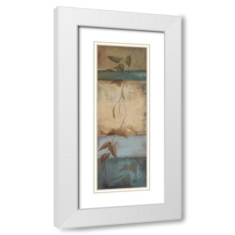 Meditation III White Modern Wood Framed Art Print with Double Matting by Pinto, Patricia