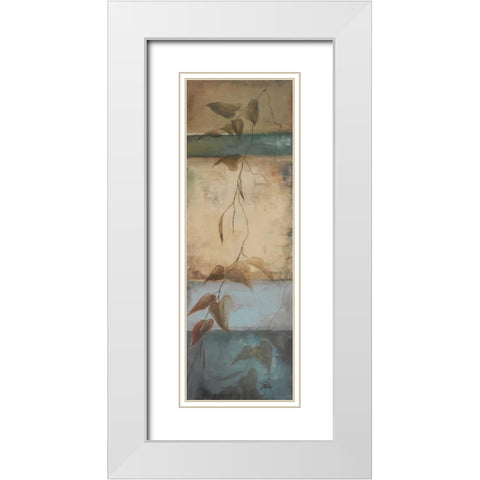 Meditation III White Modern Wood Framed Art Print with Double Matting by Pinto, Patricia